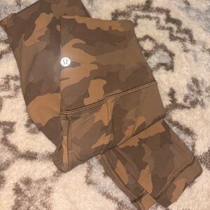 Brown camo lululemon